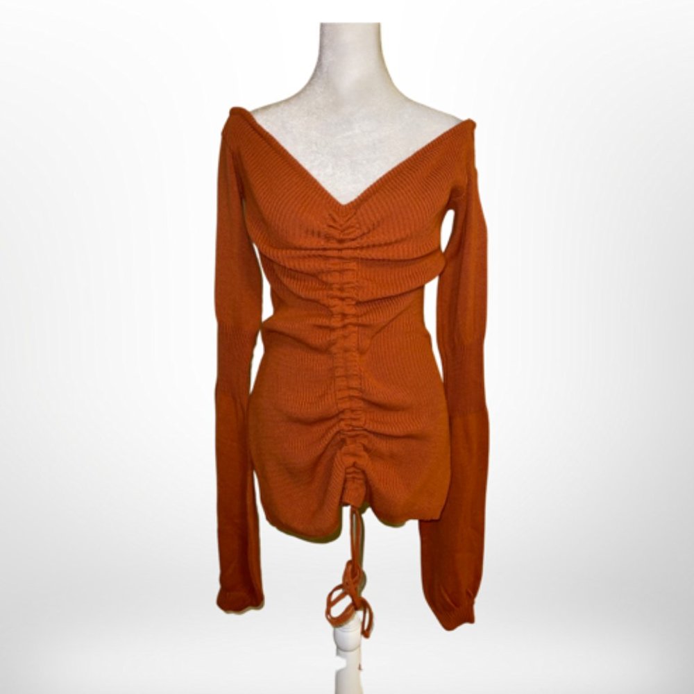 PLT Ruched Knit Dress